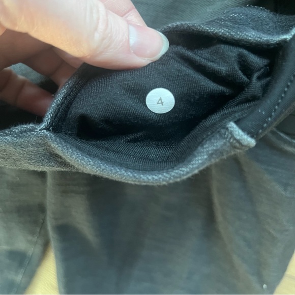 Lululemon Aphrodite Crop Black Sub Denim/ Black 4 - Picture 9 of 9